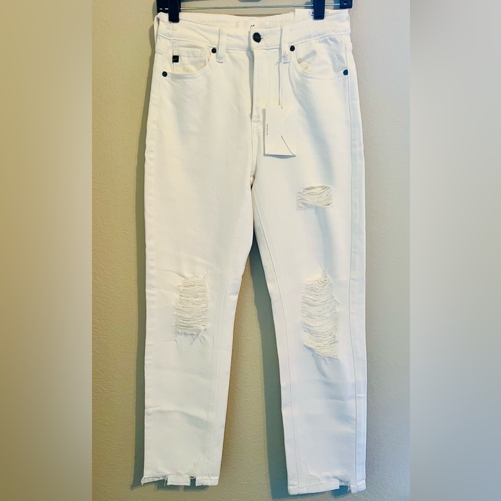 NWT KANCAN Straight Leg White Jeans